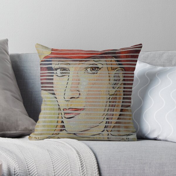 Above the cut Throw Pillow