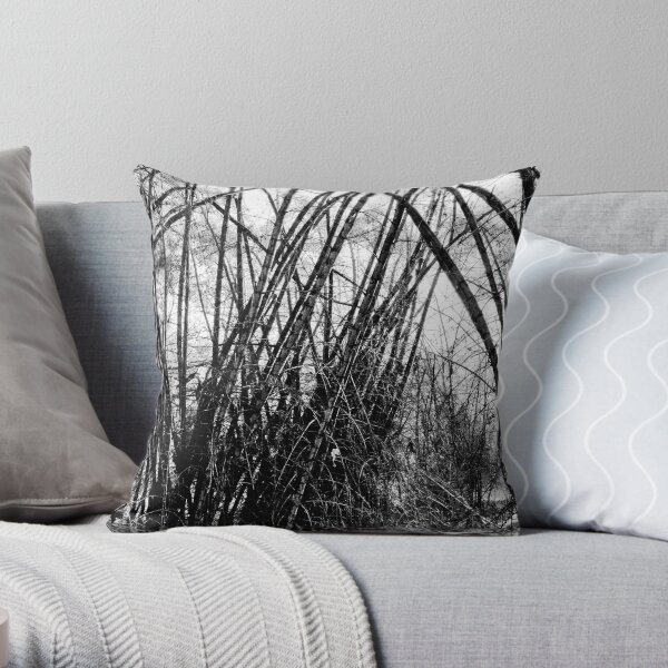 Bamboo sketches 1 Throw Pillow