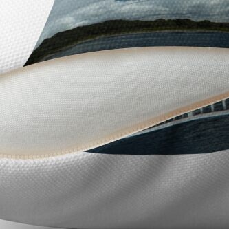 Alternate view of Kilcreggan Pier Throw Pillow