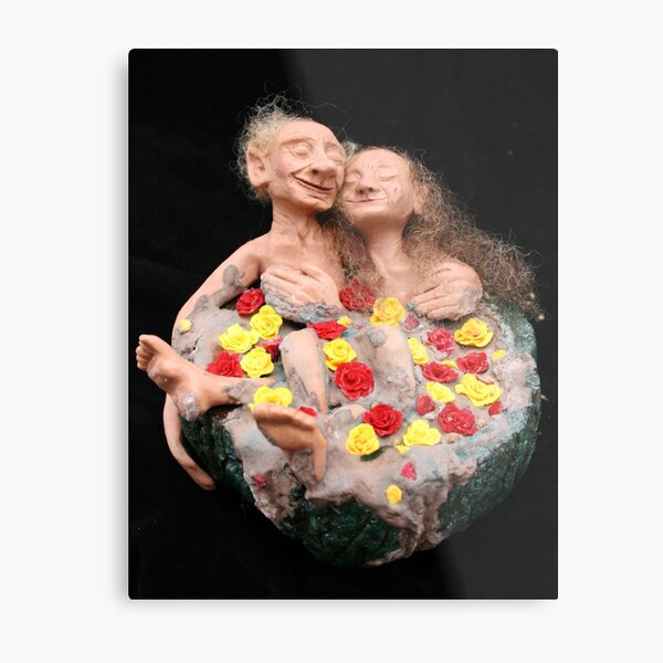 the mud bath Metal Print