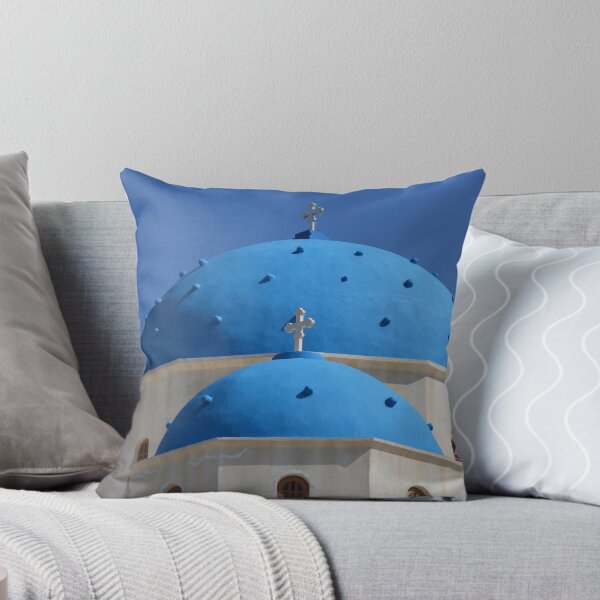 Item preview, church dome in santorini designed and sold by milena boeva.