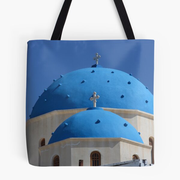 Item preview, church dome in santorini designed and sold by milena boeva.