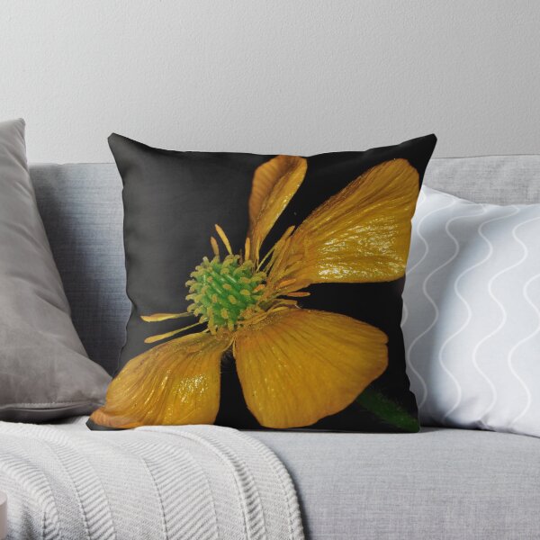 Tired Yet Vibrant Throw Pillow