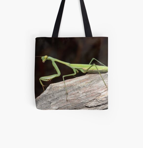False Garden Mantis - Pseudomantis albofimbriata All Over Print Tote Bag
