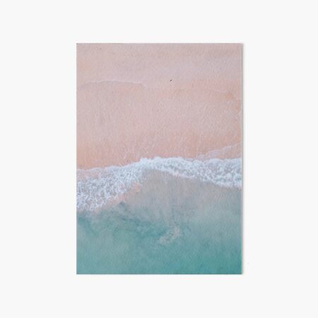 Pink Sands Art Board Print