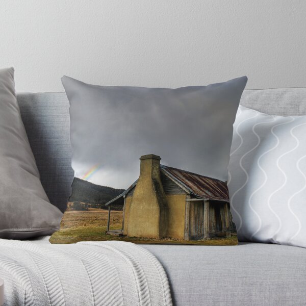 Rainbow Orroral Throw Pillow