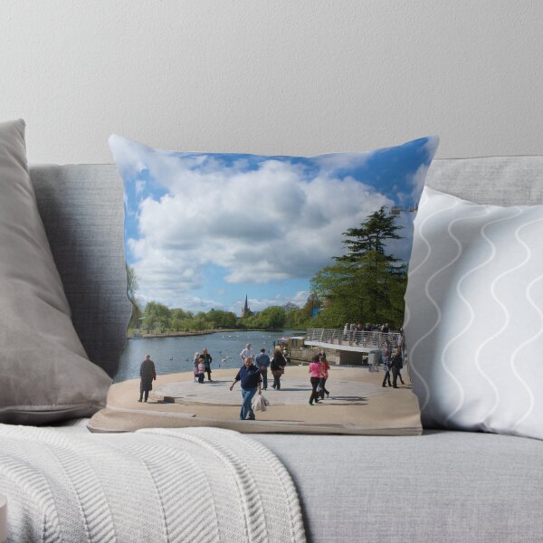 Amphitheatre "Fire Fighters Memorial" Throw Pillow