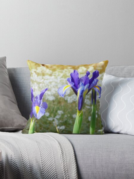 Item preview, blue irises in the park designed and sold by tego53.