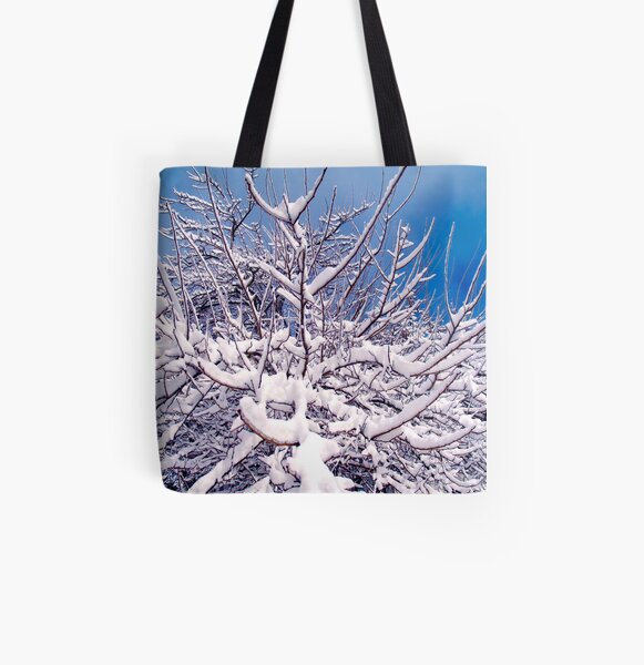 Winters Castle All Over Print Tote Bag