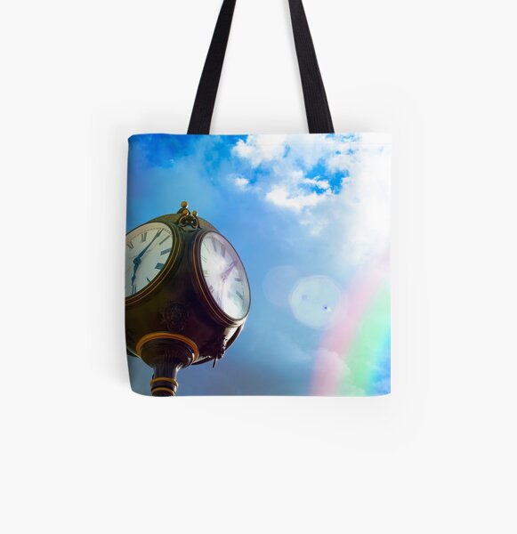 Time Is Beautiful All Over Print Tote Bag