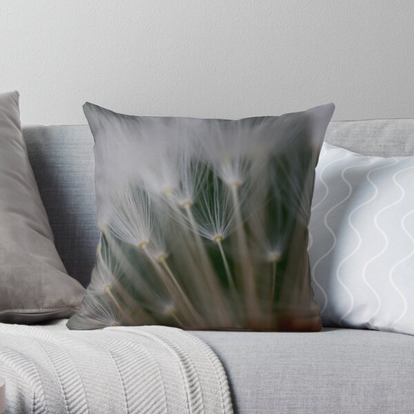dandelion's secret 2 Throw Pillow