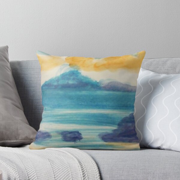 Item preview, Blue Ocean scene, watercolor designed and sold by Anna  Lewis, blind artist.