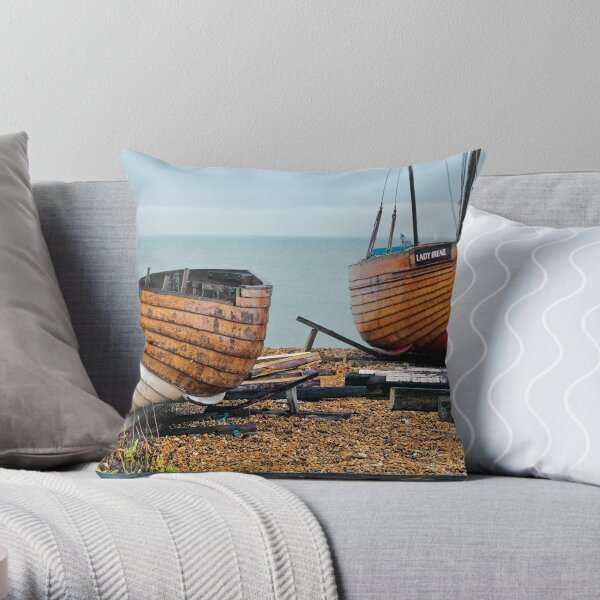 On The Beach Throw Pillow