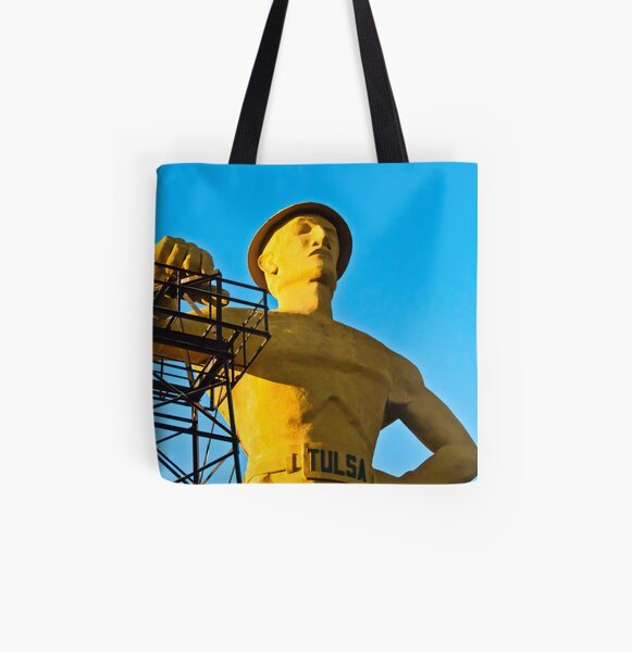 Golden Driller All Over Print Tote Bag
