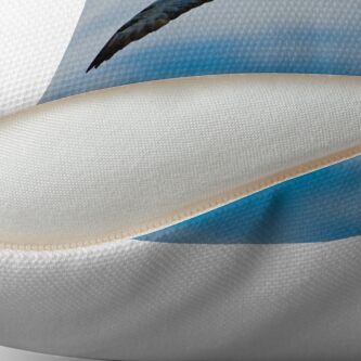 Alternate view of Seagull in Flight Throw Pillow