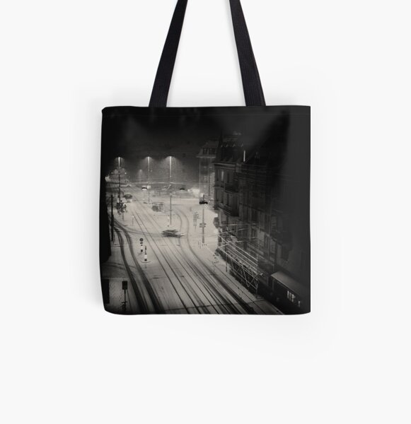First Snow All Over Print Tote Bag