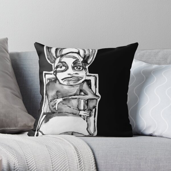 Divine Resignation Throw Pillow