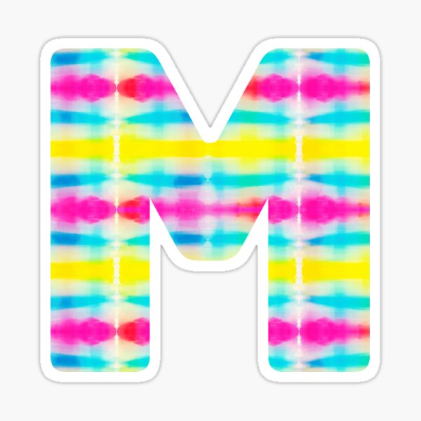 Uppercase Letter M Stickers  Redbubble