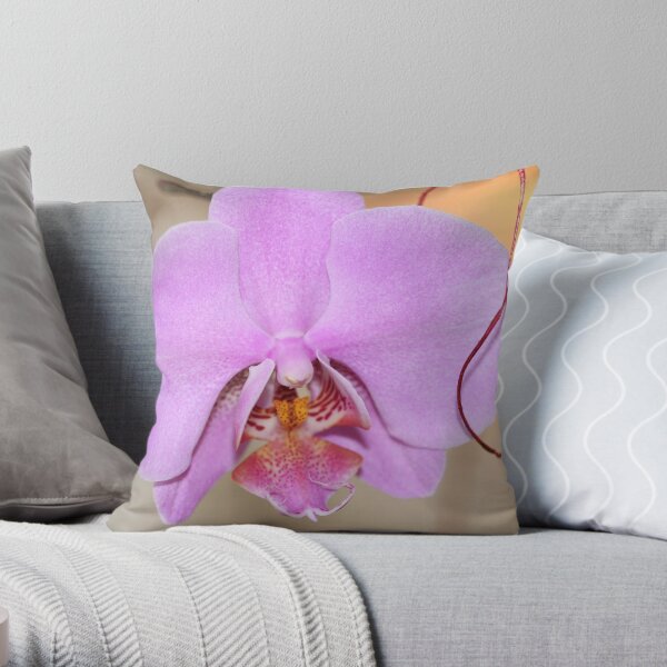 Orchid Throw Pillow