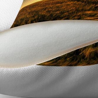 Alternate view of Sunny crop Throw Pillow