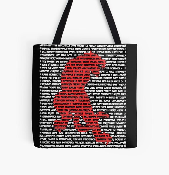 "The Year Of The Tiger" Cards All Over Print Tote Bag