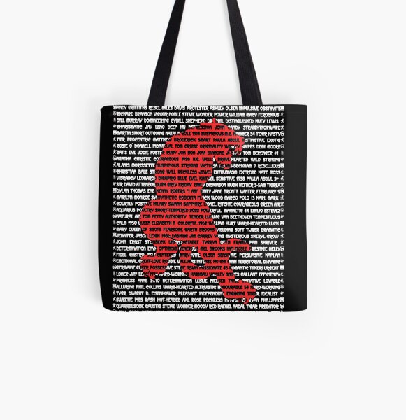 "The Year Of The Tiger" Cards All Over Print Tote Bag