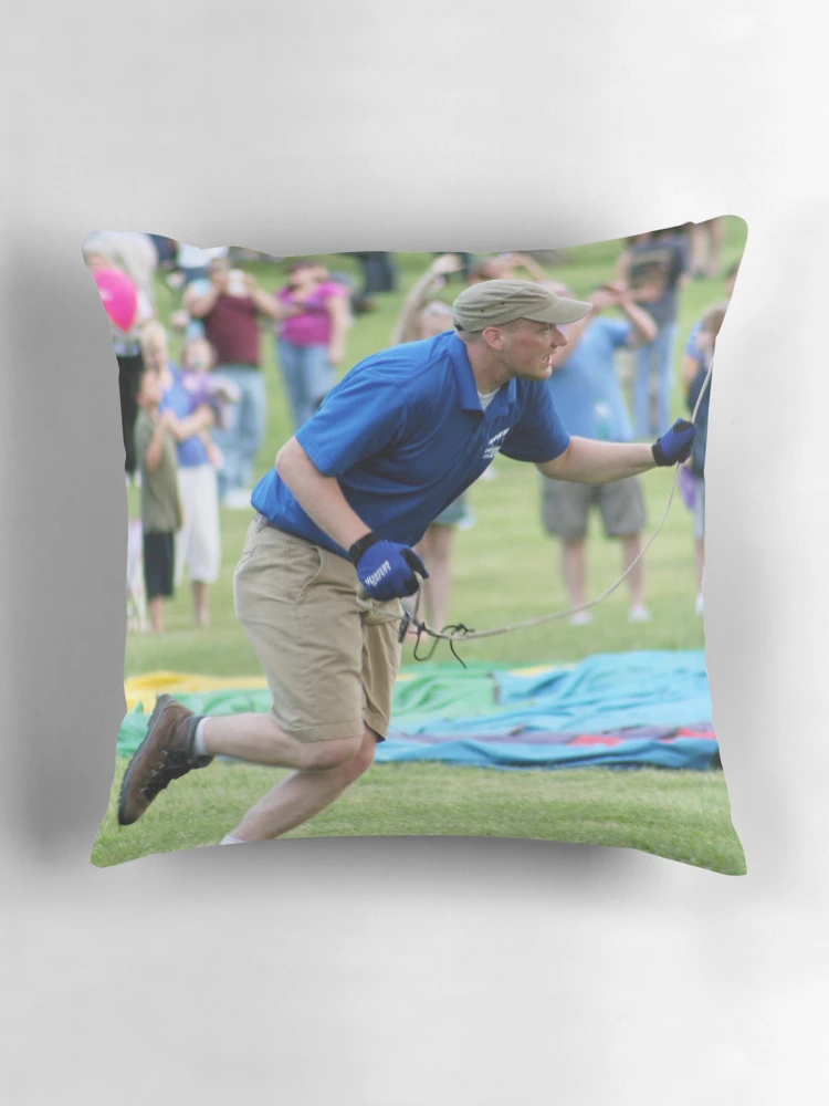 Thumbnail 3 of 4, Pillow, Working the Ropes 2 designed and sold by RHMack.