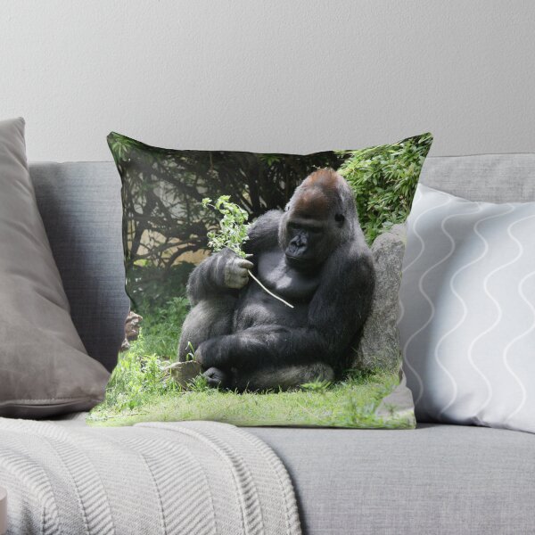 Gorilla Throw Pillow
