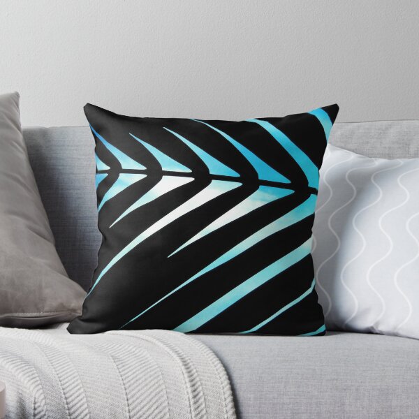 Tropical View Throw Pillow