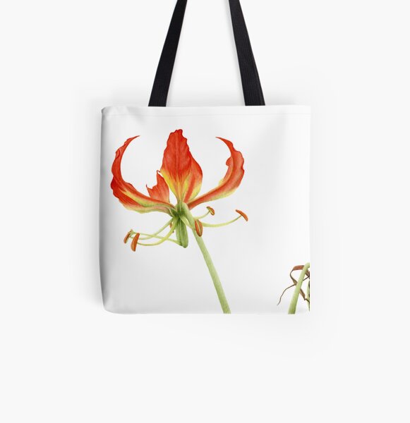 Gloriosa superba All Over Print Tote Bag