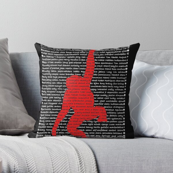 "The Year Of The Monkey" Cards Throw Pillow