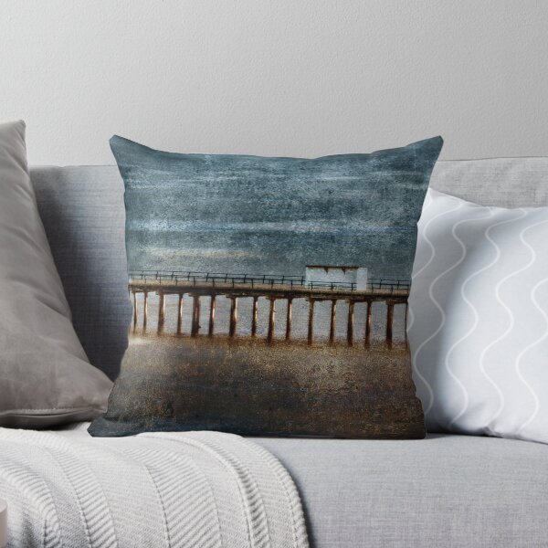 Felixstowe Pier Throw Pillow