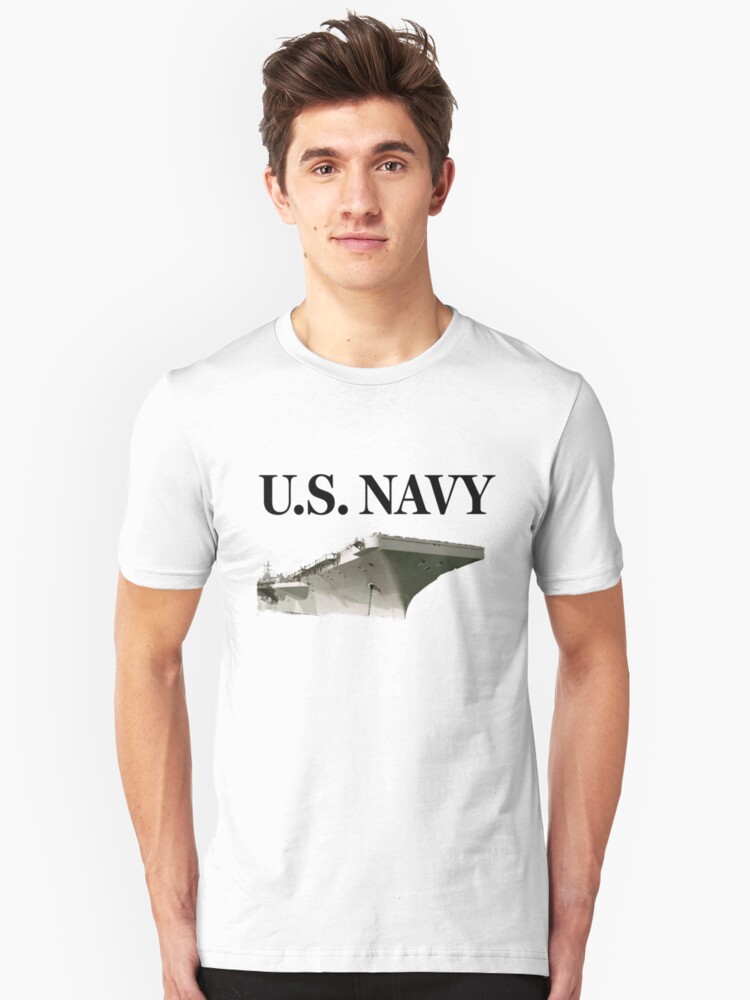 Alternate view of U.S. Navy - Aircraft Carrier Slim Fit T-Shirt
