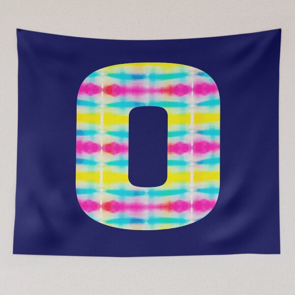 Item preview, Tie Dye Alphabet O (Uppercase letter o), Letter O, circle designed and sold by marosharaf.