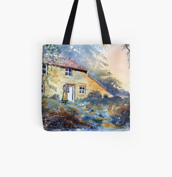 The Dwelling, Hawnby All Over Print Tote Bag