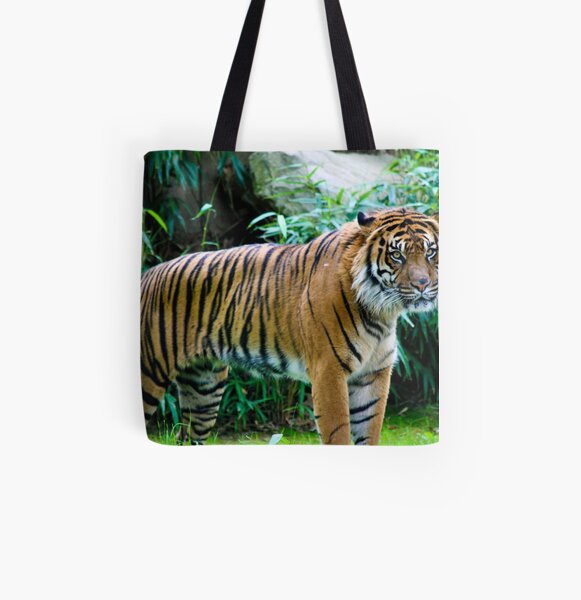 Tiger All Over Print Tote Bag