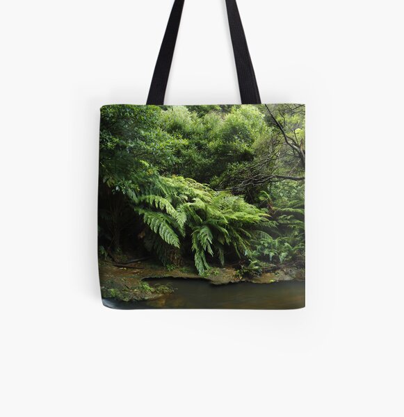 Leura Falls Creek, New South Wales. All Over Print Tote Bag