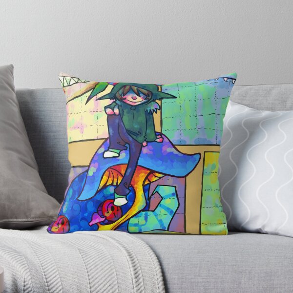 Psychedelic Throw Pillow