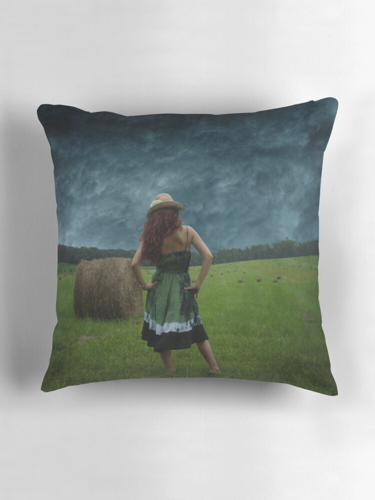 Thumbnail 3 of 4, Pillow, Stormy designed and sold by KatarinaSilva.
