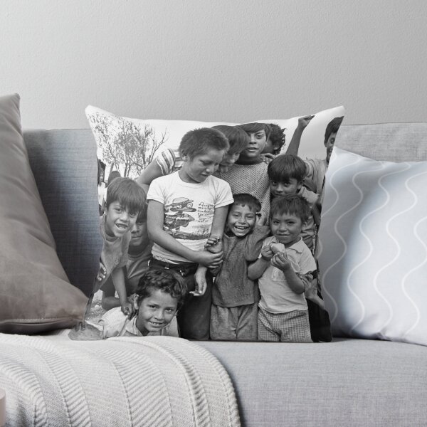 The Boys of Shantytown Throw Pillow