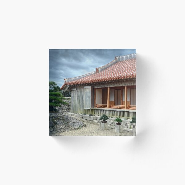 Japanese House Acrylic Block