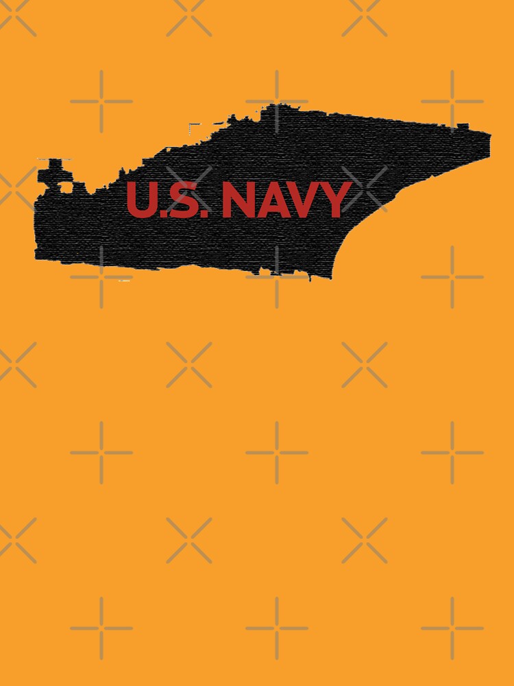 U.S. Navy - Aircraft Carrier - Orange Text by willpate
