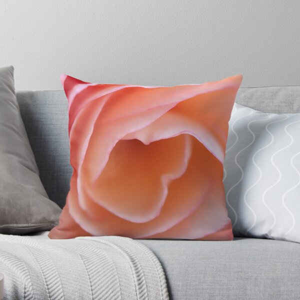 Closeup Beauty Throw Pillow