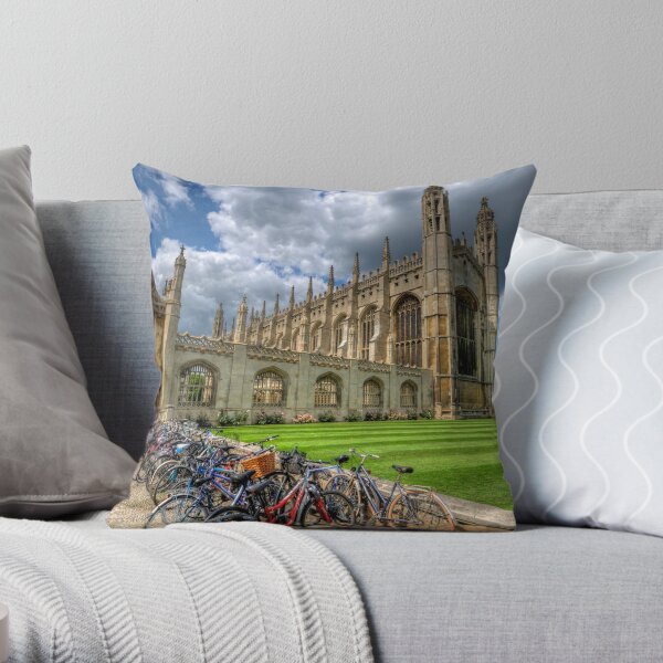 Kings College, Cambridge Throw Pillow