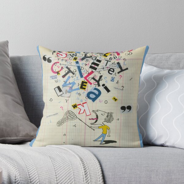 Loose Talk Throw Pillow