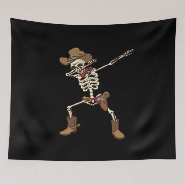Item preview, Dabbing Skeleton Cowboy Halloween designed and sold by designeclipse.
