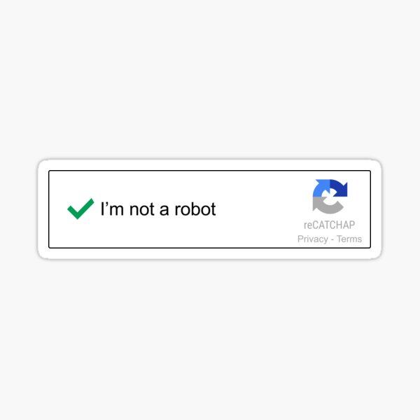 Item preview, I'm not a robot designed and sold by RipRock81.