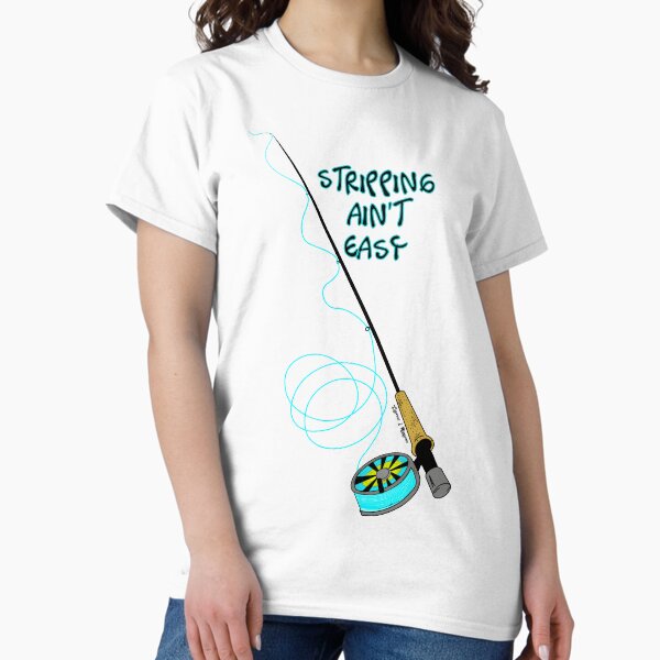 Item preview, Stripping Ain't Easy - Fly Fishing Art designed and sold by CypressMangrove.