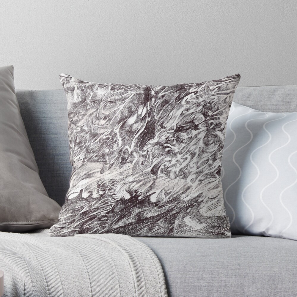 Item preview, Throw Pillow designed and sold by dajson.