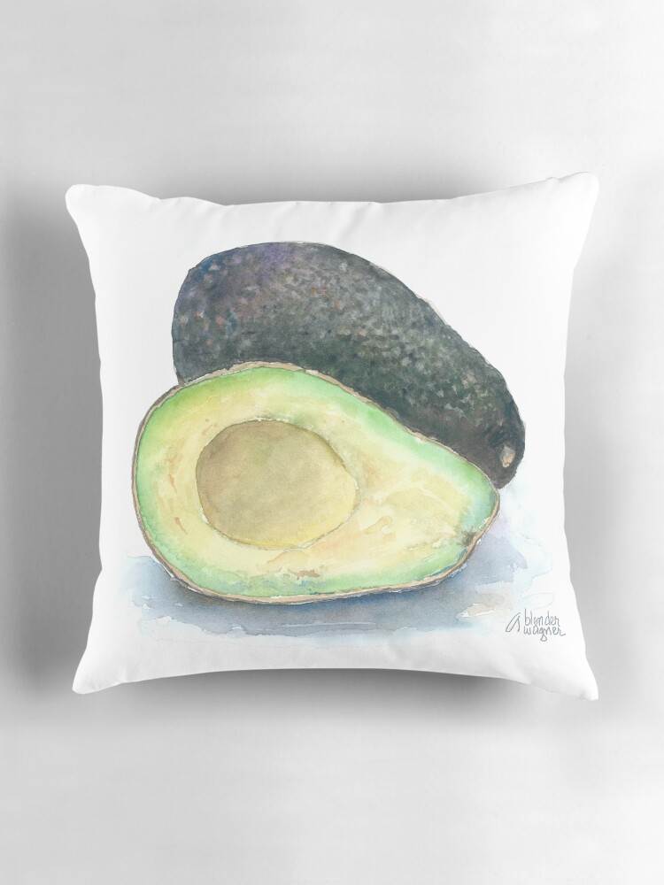 Thumbnail 3 of 4, Pillow, Avocados designed and sold by awagner.